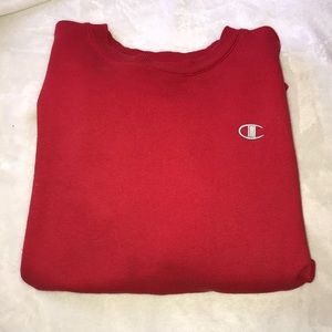 Red Champion sweater